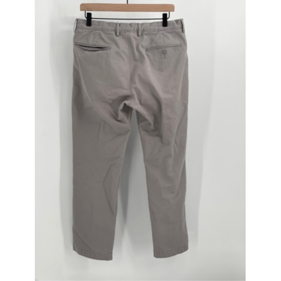 J. Crew Chino Pants Men's Size 32 x 30 Gray Beige Straight‎ Leg - Picture 2 of 9